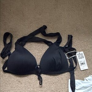 Classic Black Tie-Back Bandeau Top - Women Intimates & Sleepwear